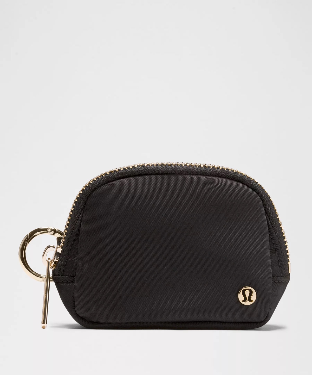 🖤 Lululemon Nano Pouch – Black with Gold Hardware