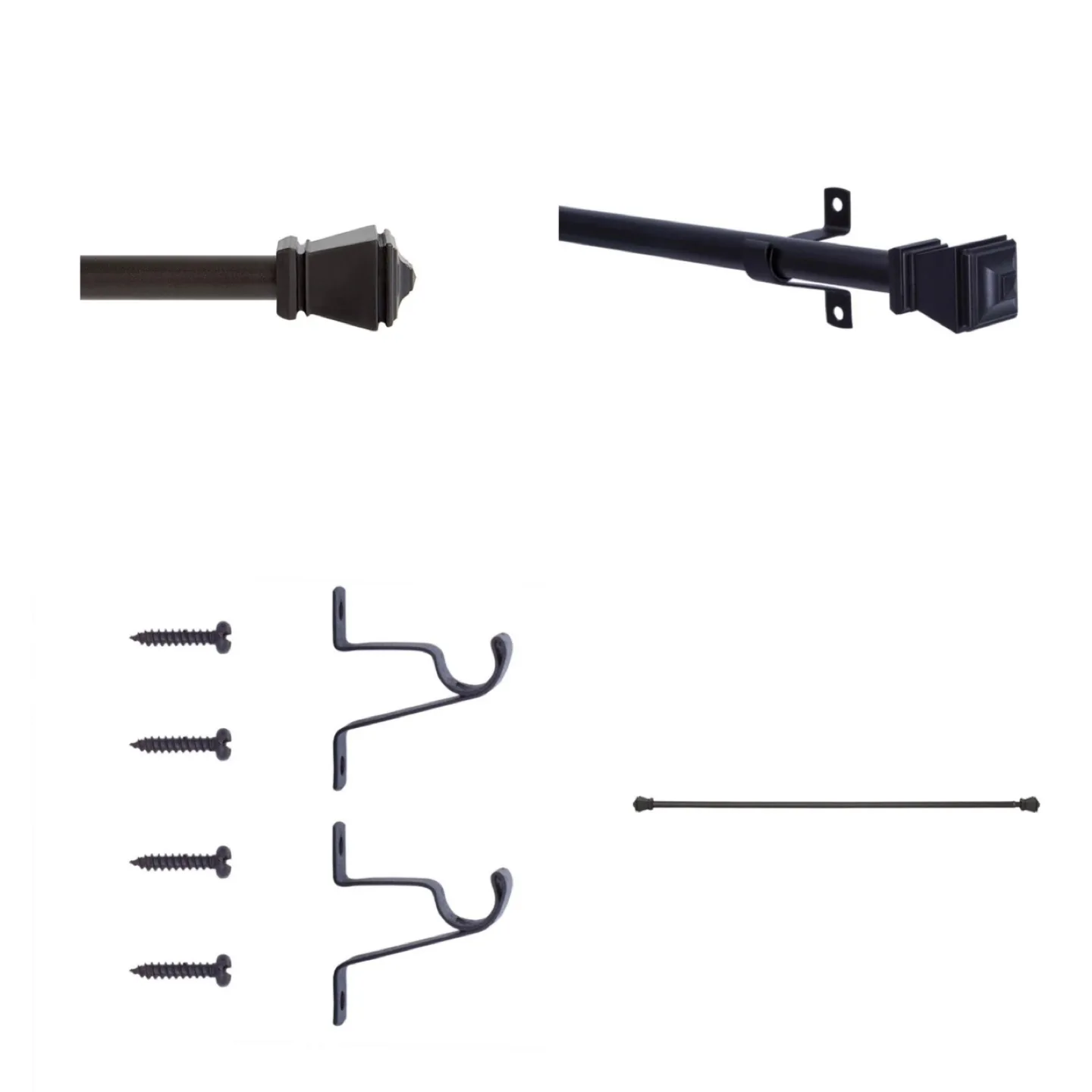 Grey & White Curtain Set image indicator(9)