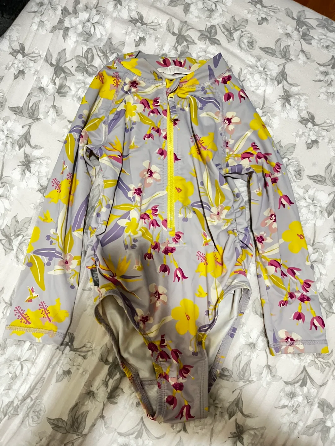 Jan & Jul 4T Floral Swimsuit