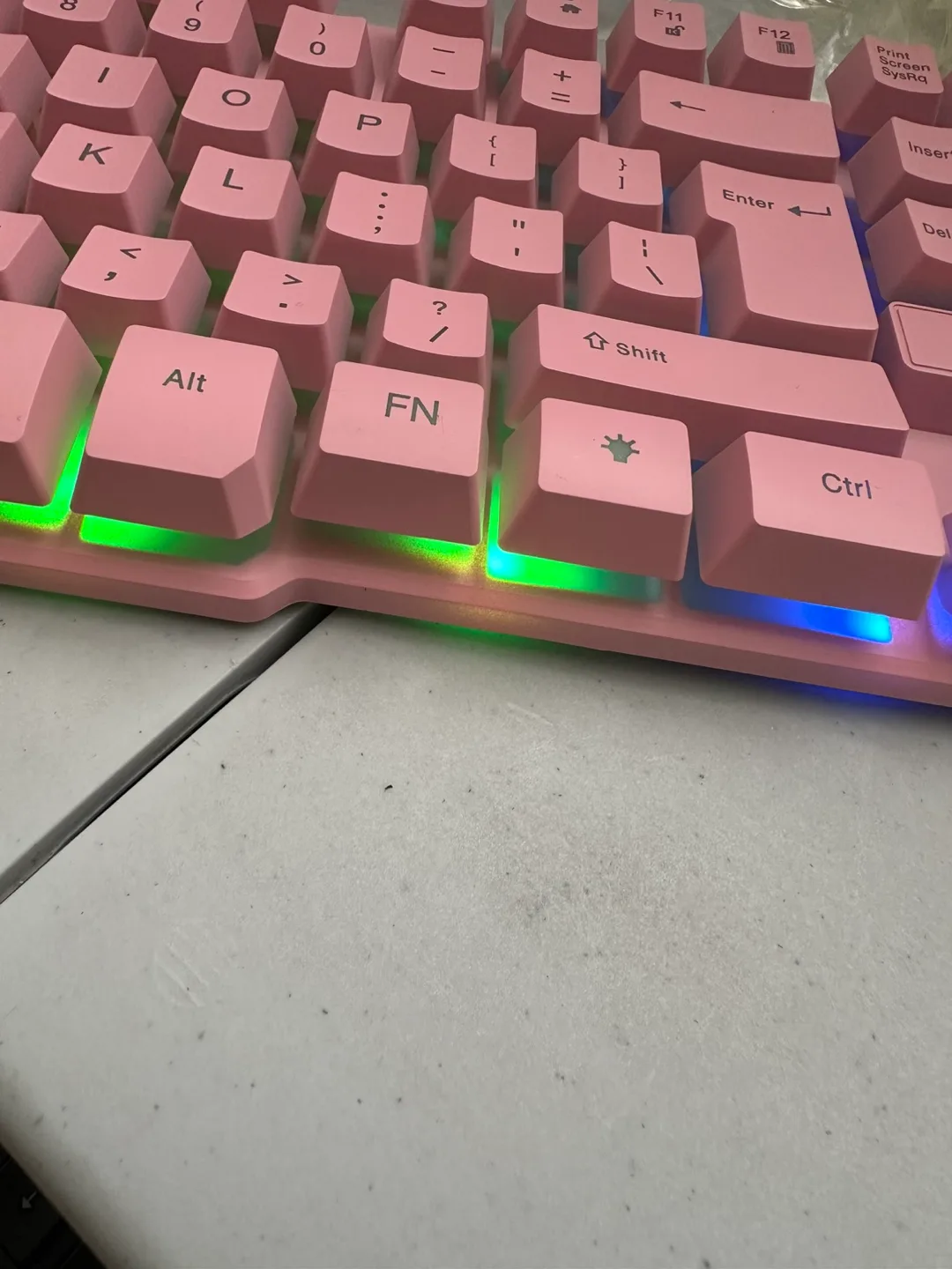 Pink gaming keyboard new image indicator(4)