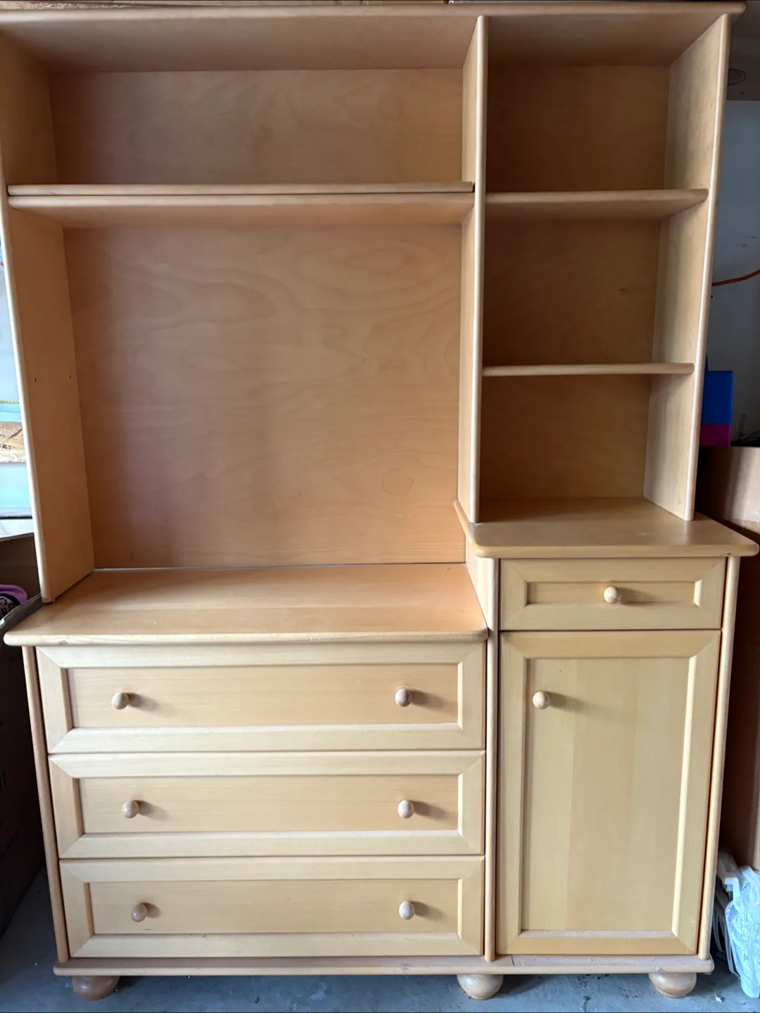 Wooden Dresser/Change Table with Cabinet image indicator(7)