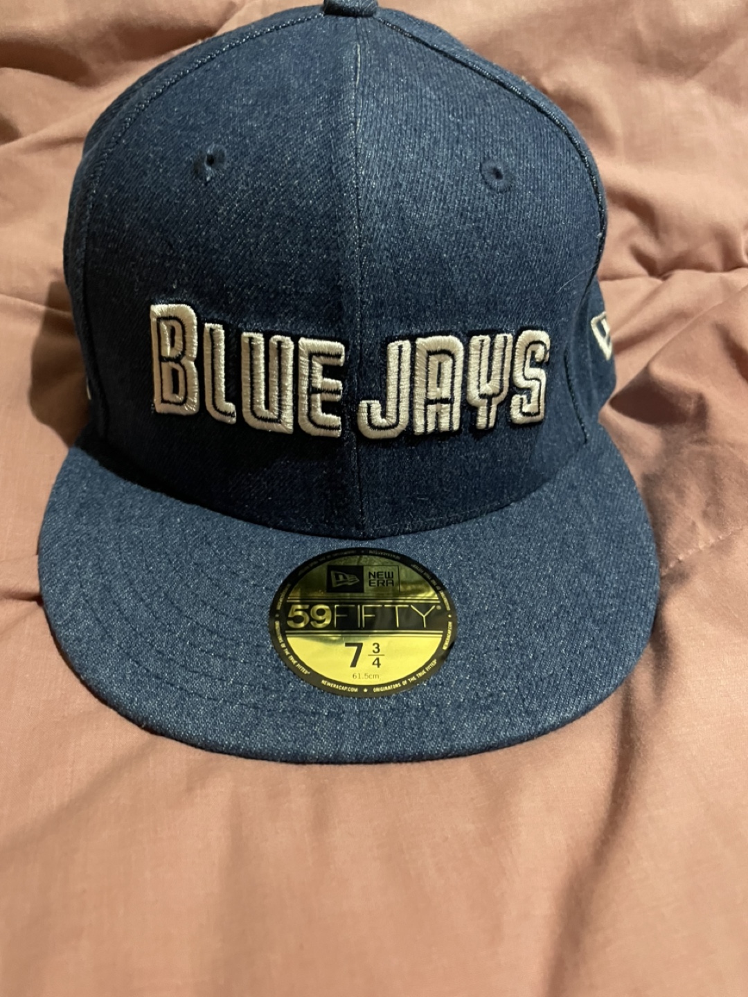 New Era Blue Jays 59FIFTY Denim Hat - Size 7 3/4
