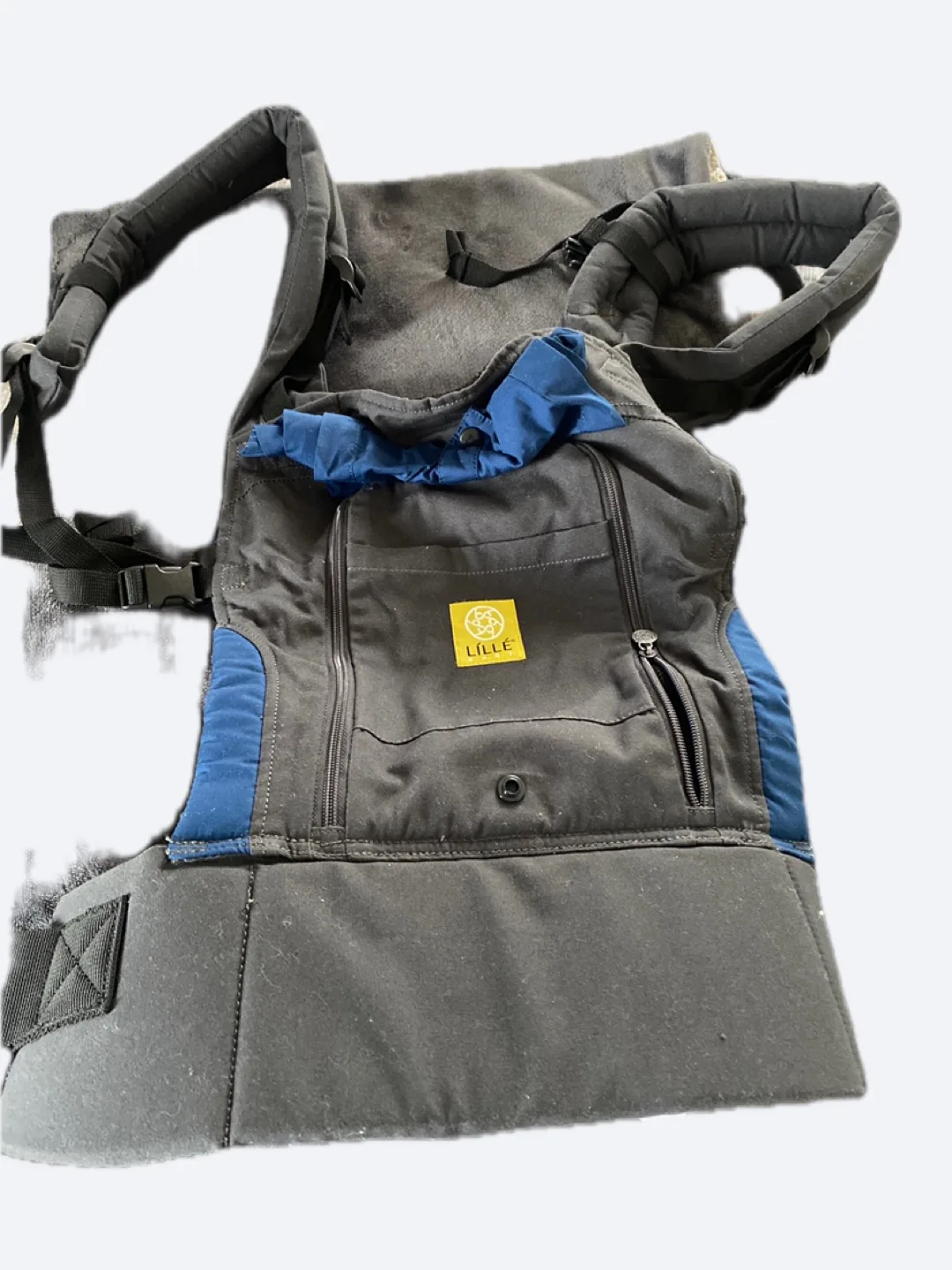 LILLEbaby Baby Carrier - Black & Blue thumbnail