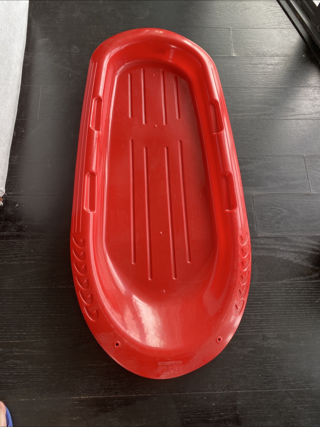 Red Plastic Sled