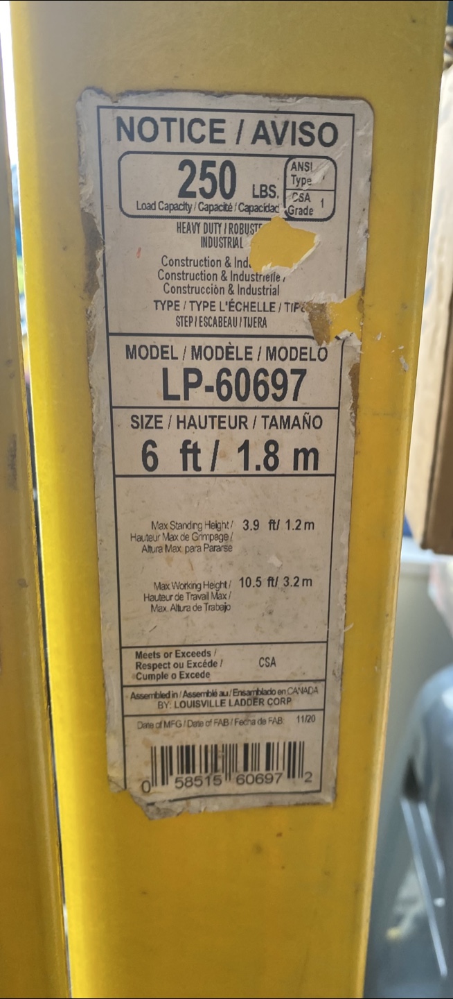 Elite LP-60697 6ft Ladder - photo 4