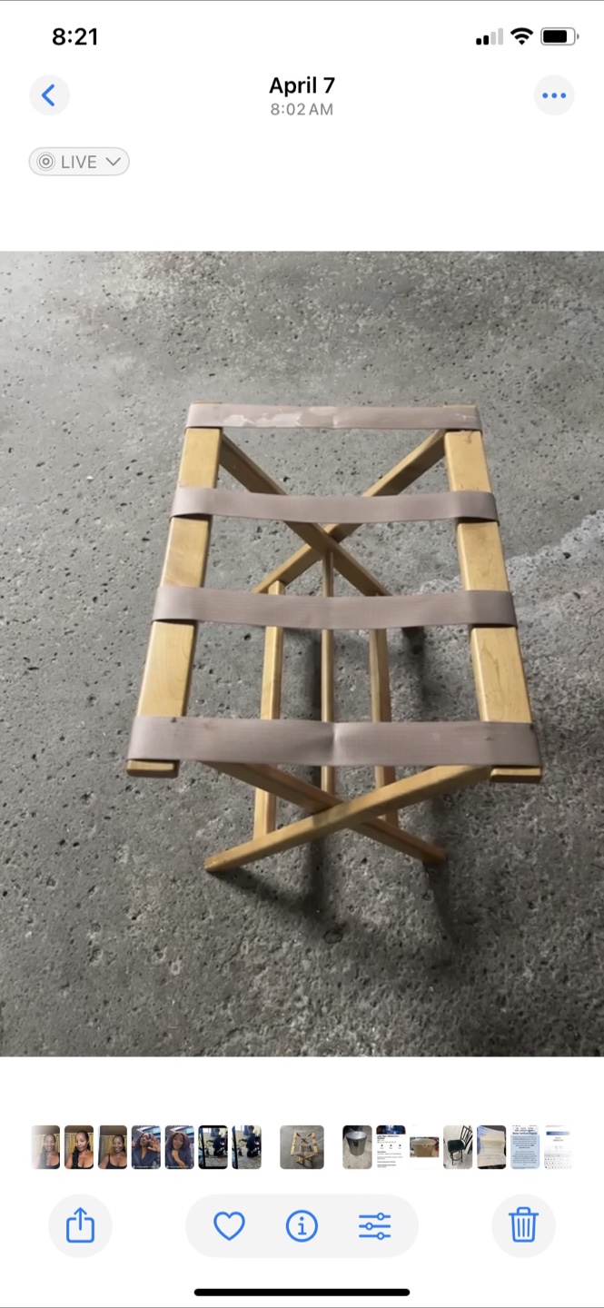 Folding Luggage Rack