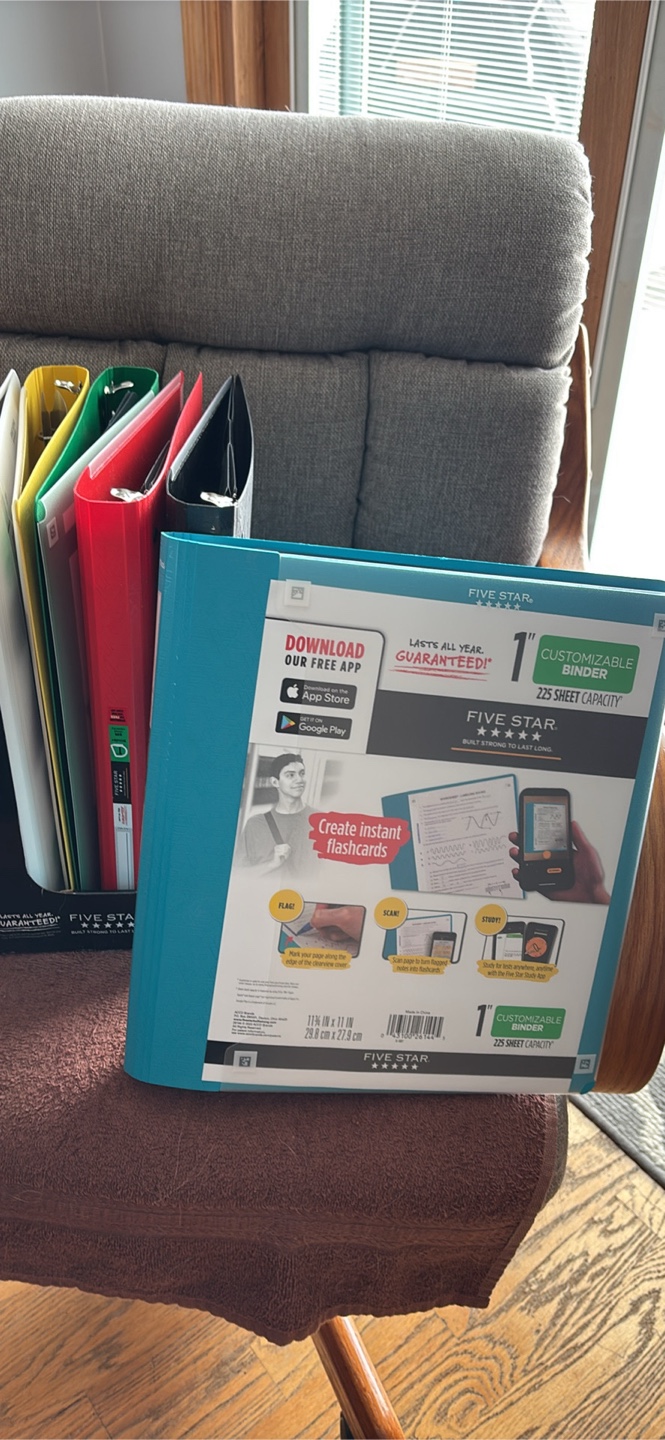 Five Star 1-inch Customizable Binders - photo 3