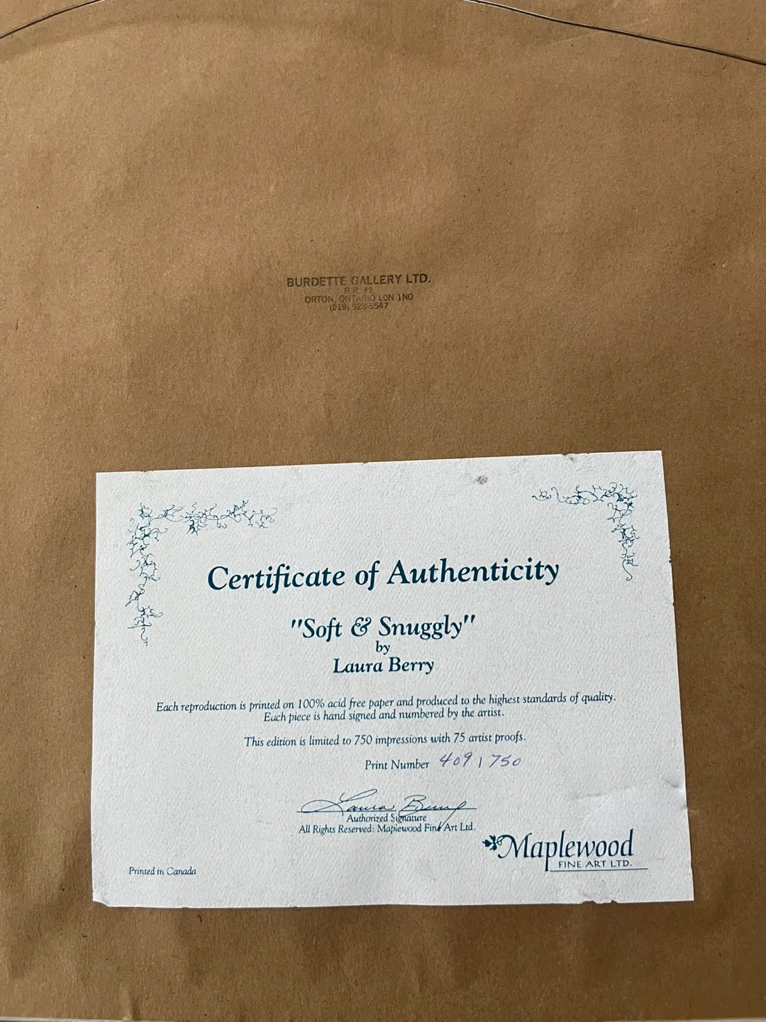 Laura Berry "Soft & Snuggly" Framed Print image indicator(5)