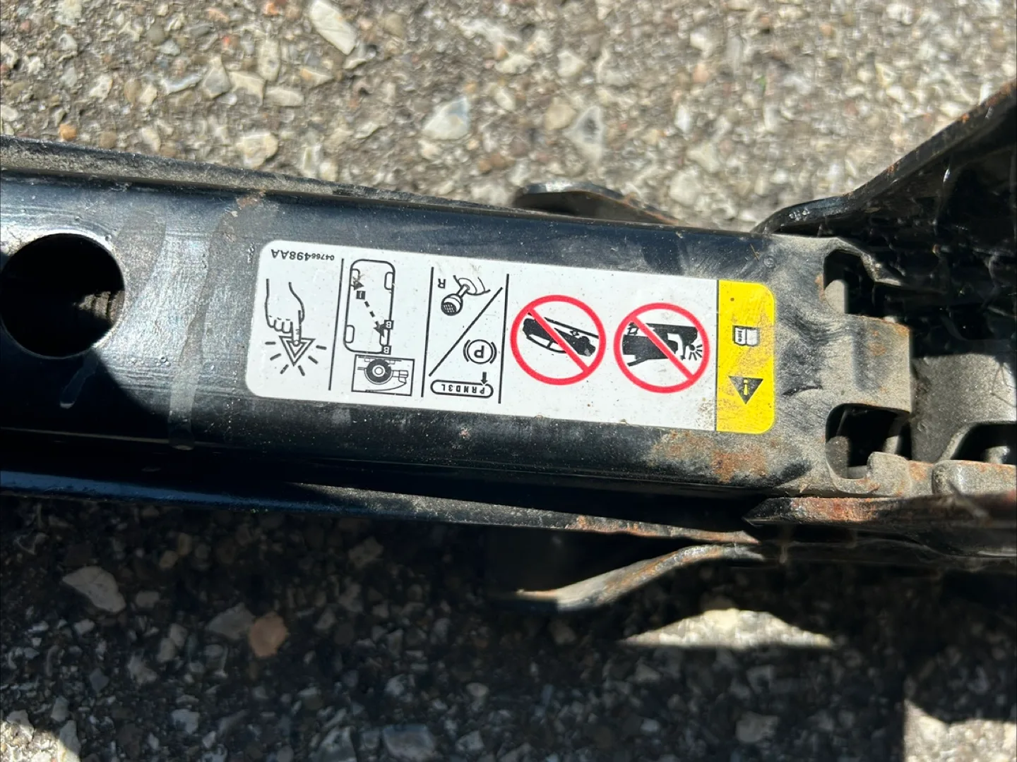 Car Scissor Jack image indicator(2)