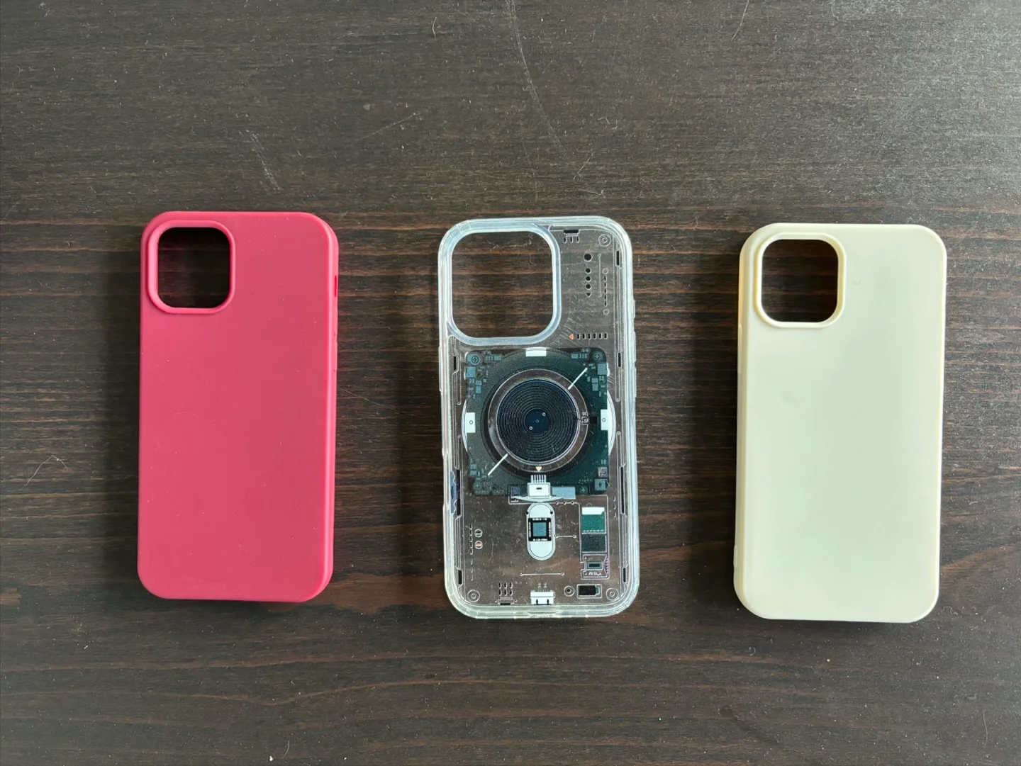 iPhone Cases - White, Pink, Clear thumbnail