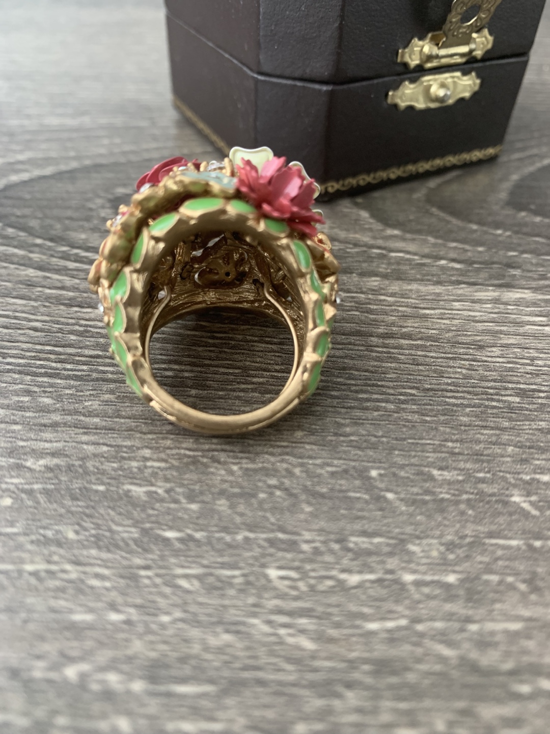 Juicy Couture Floral Ring with Box - photo 4