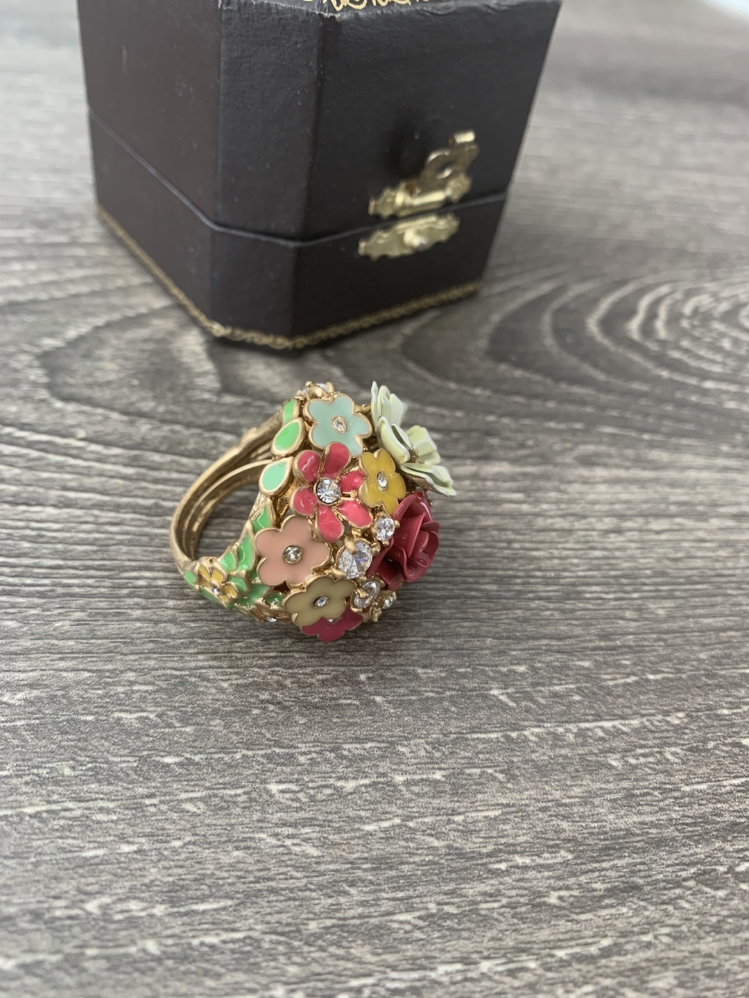 Juicy Couture Floral Ring with Box - photo 3