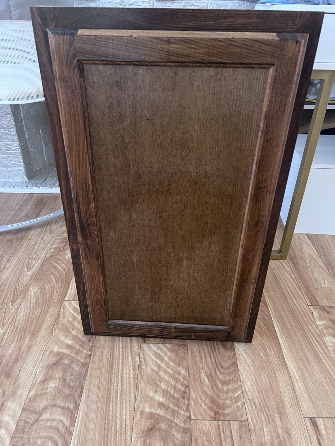 Top Cabinet Newly stained Brown - photo 2