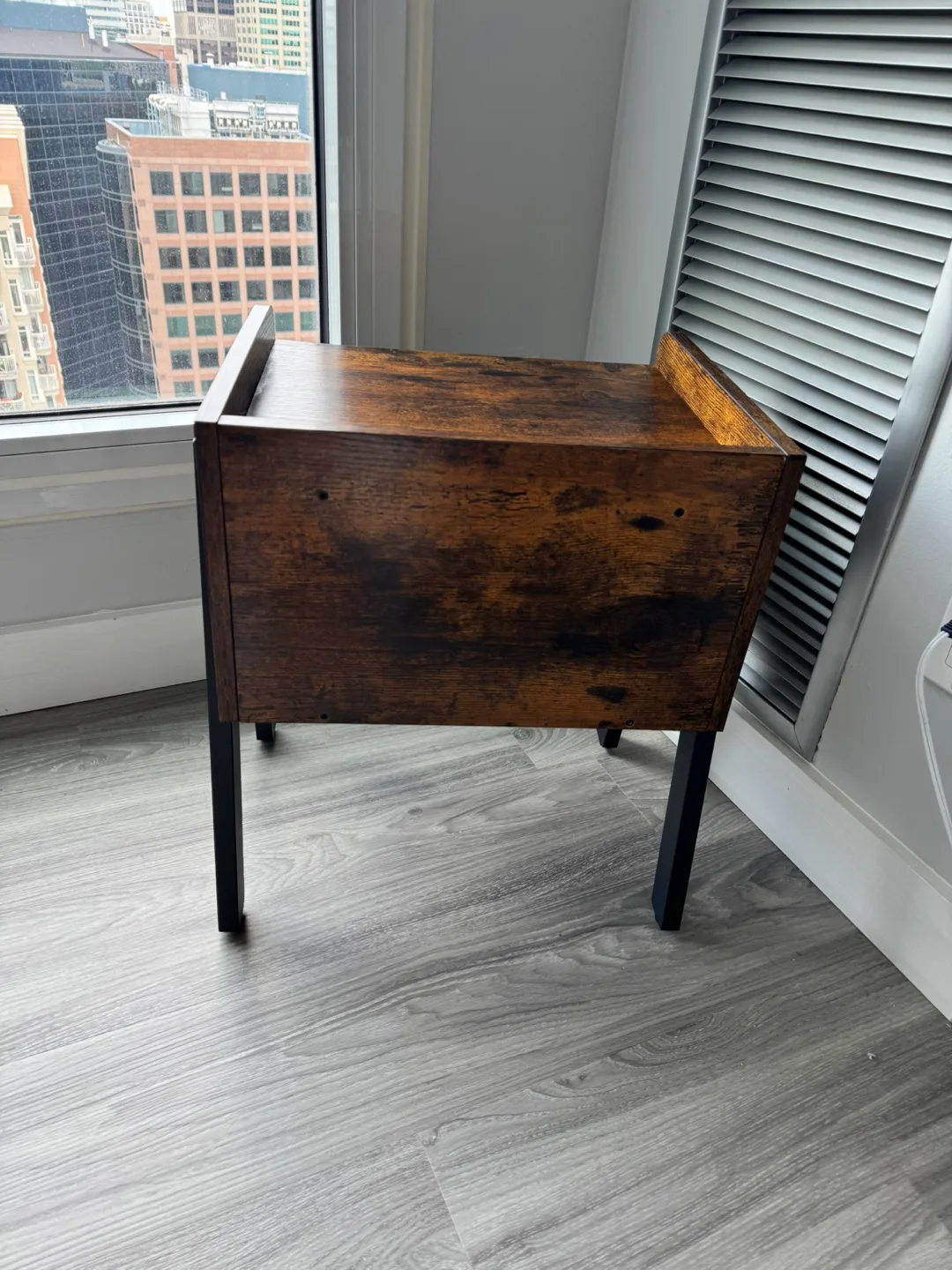 Nightstand Rustic Brown (one available) image indicator(5)