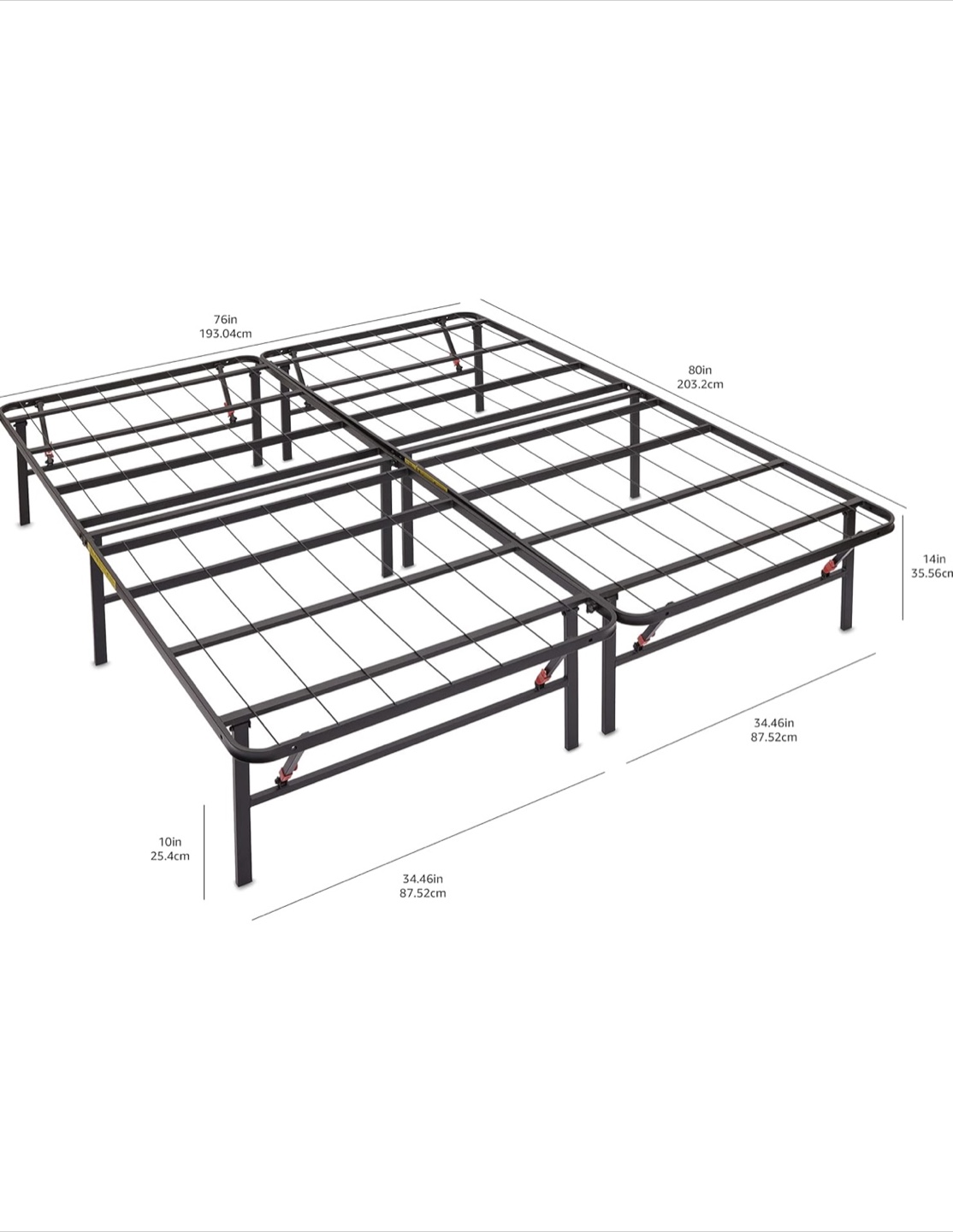 Folding Portable Queen Bed frame