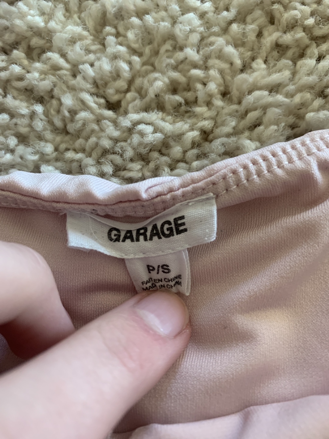 Garage Pink Halter Top - Size S - photo 4
