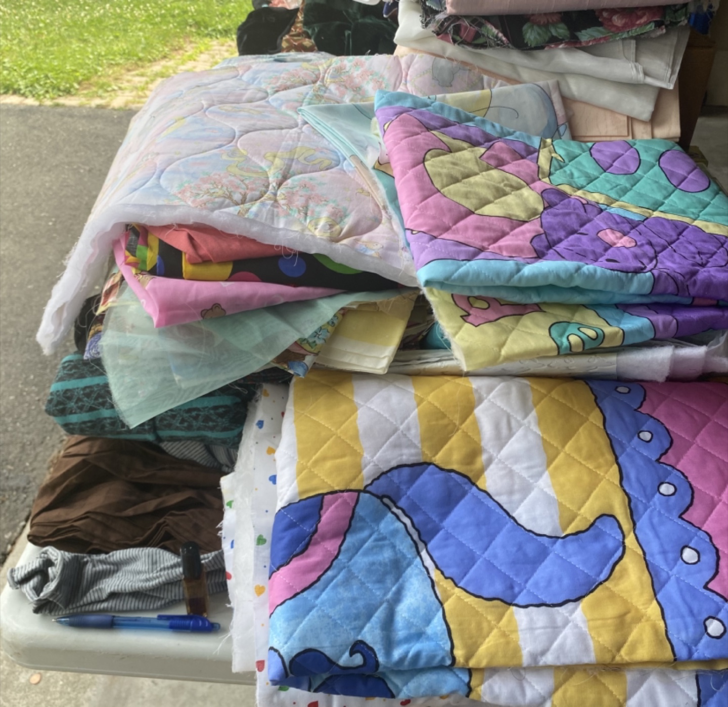 Fabric scraps for crafts