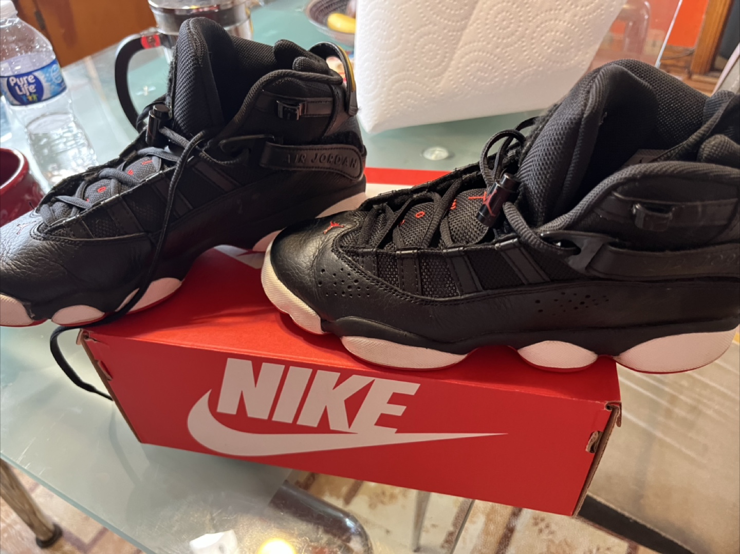Air Jordan 6 Rings Black - photo 3