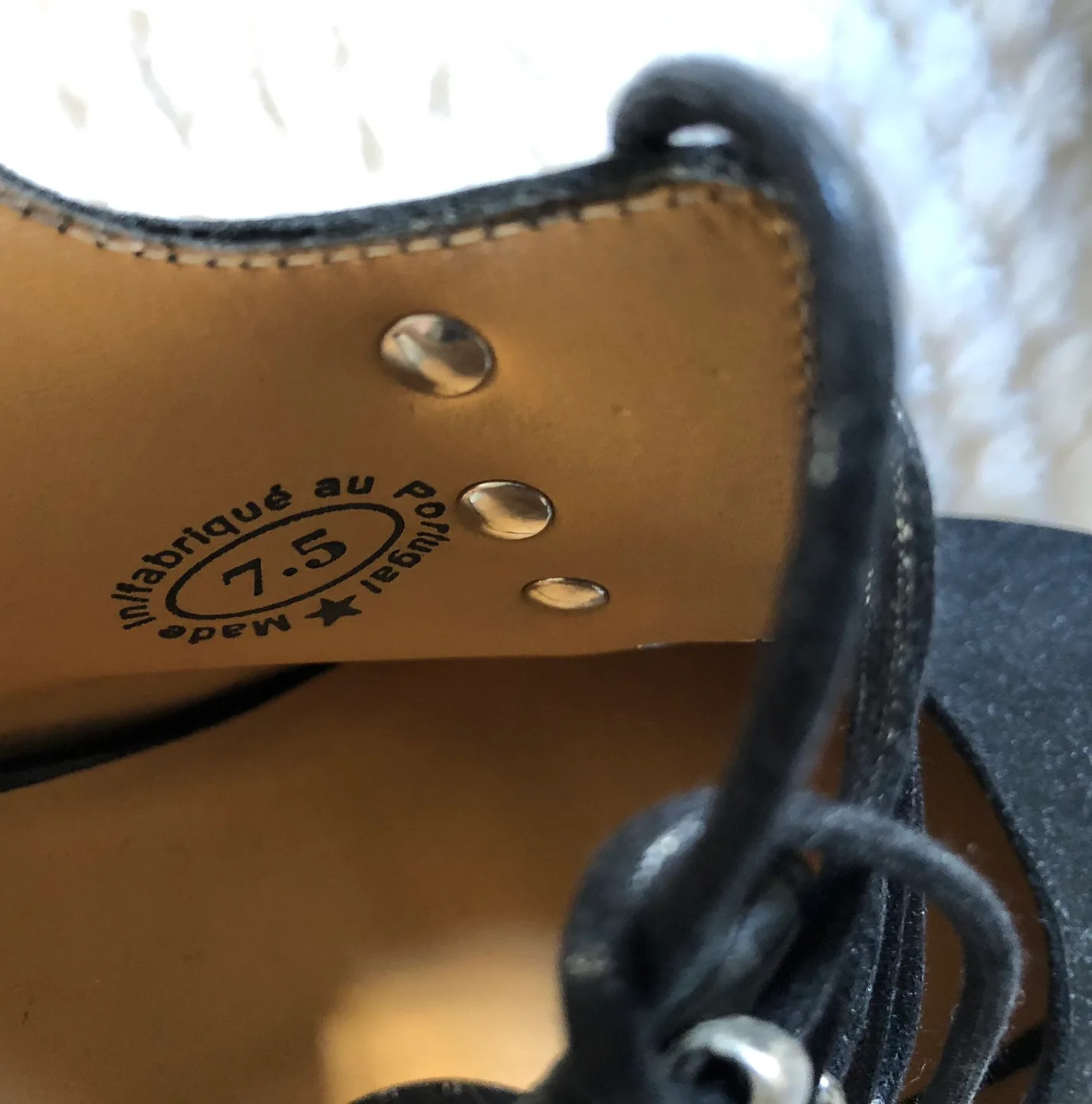 John Fluevog Black Slingback Heels - Size 7.5 image indicator(5)