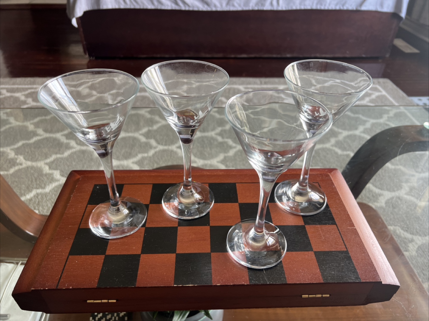Set of 4 Martini Glasses