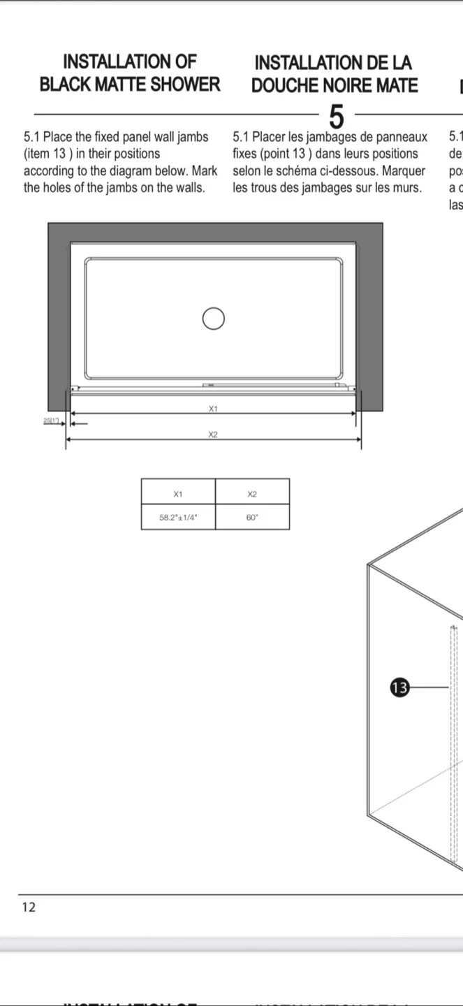 Shower Base-  Signature Base 60"x32" image indicator(5)