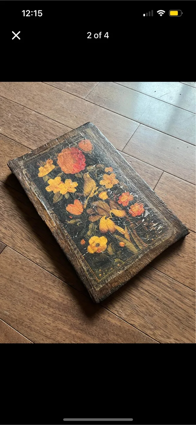 Vintage Wood Wall Art | Make me an offer thumbnail