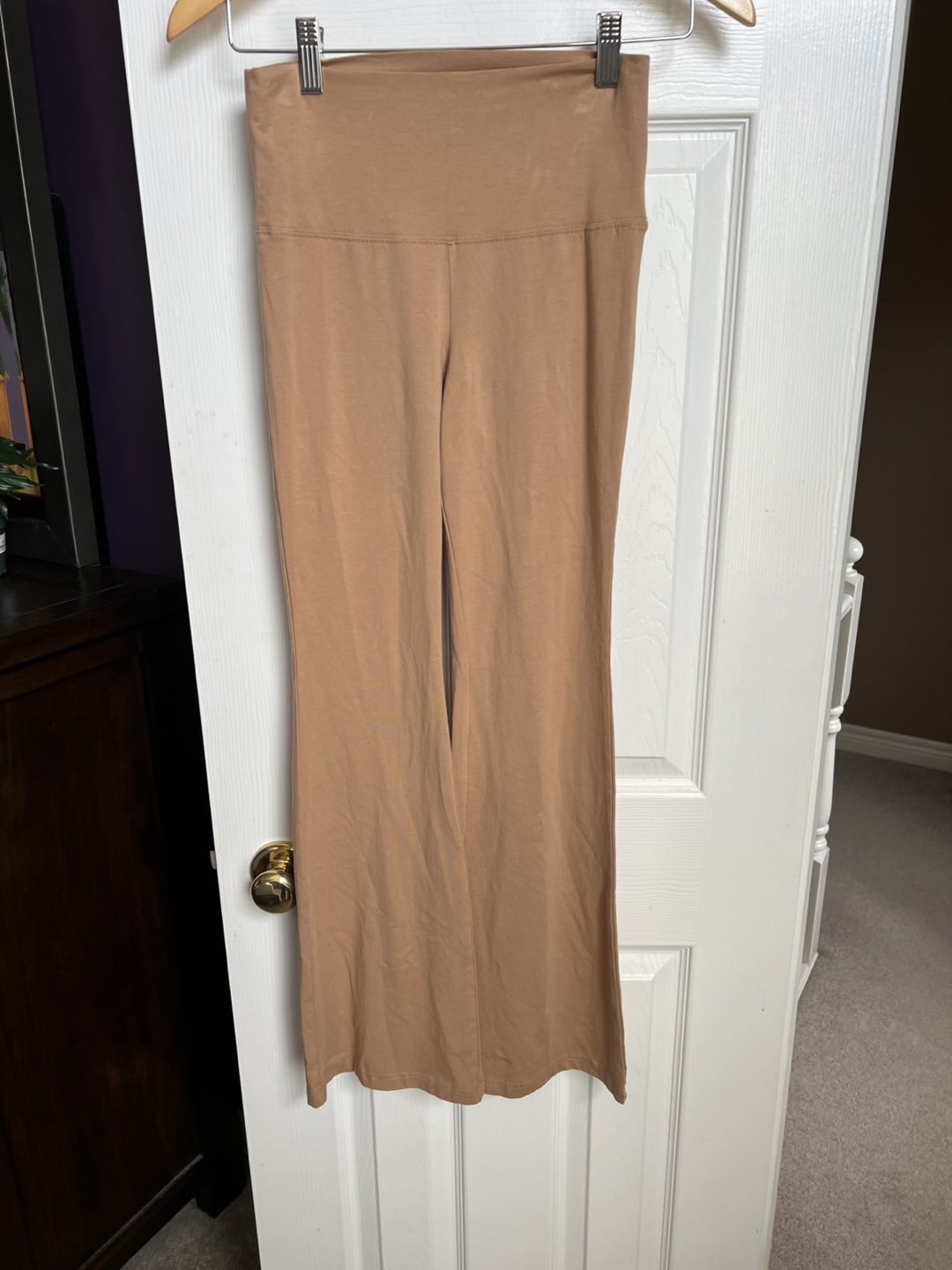 TNA Tan Flare Pants - Size Small