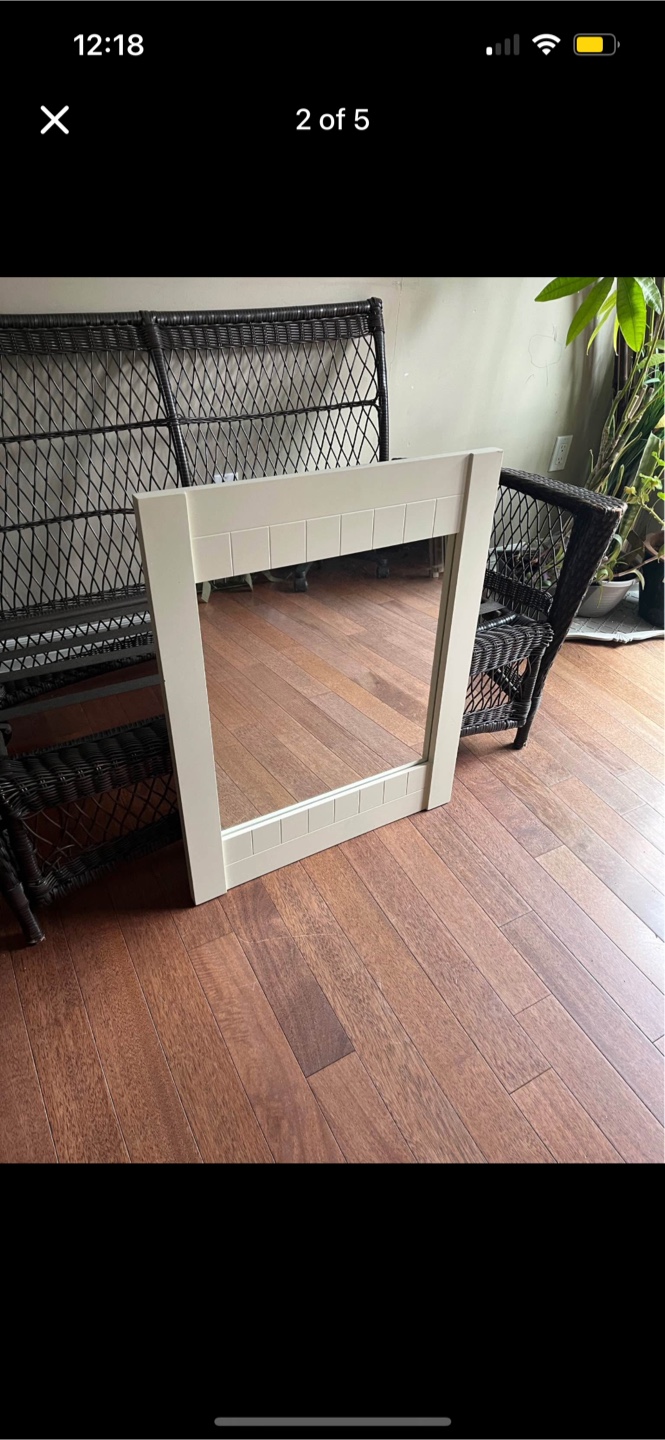 White Frame Mirror