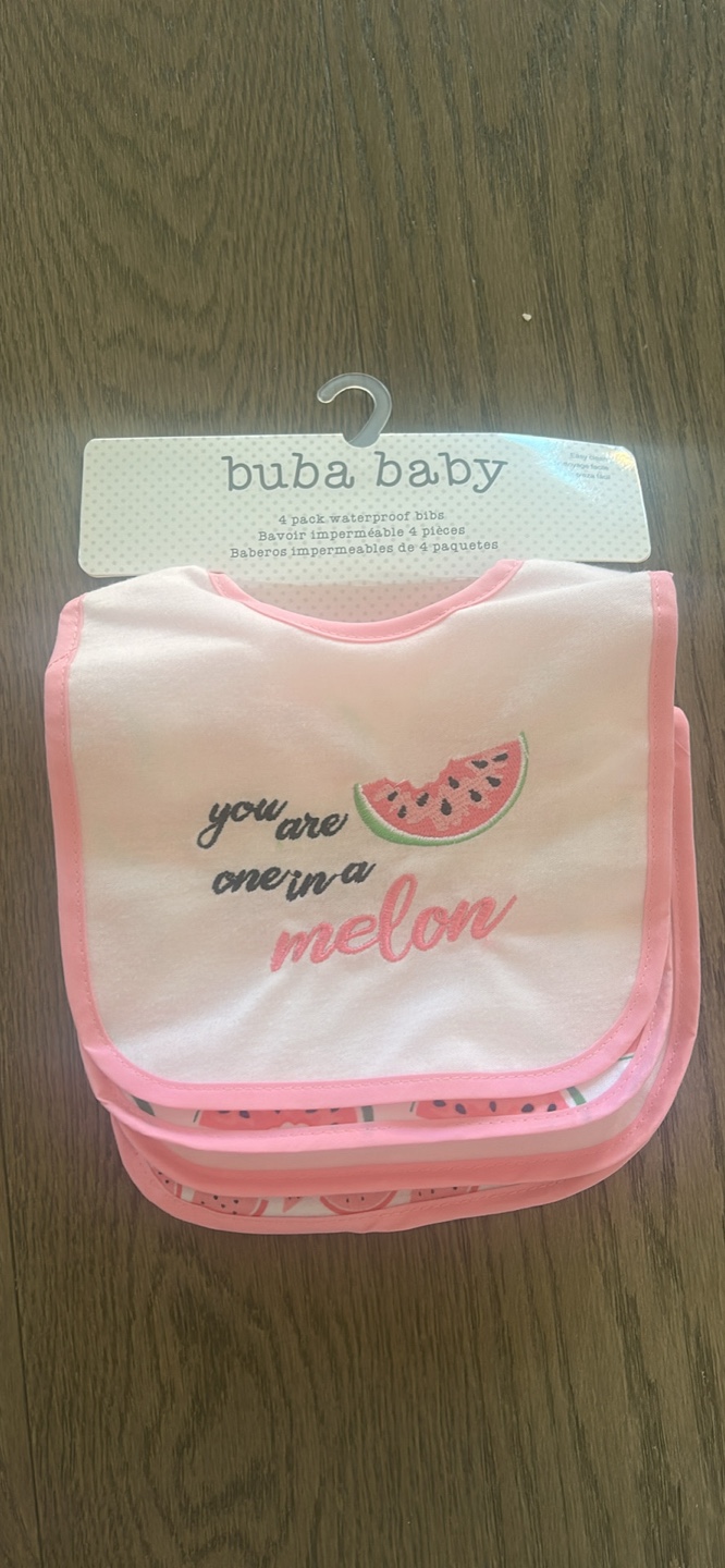Buba Baby Waterproof Bibs - 4 Pack