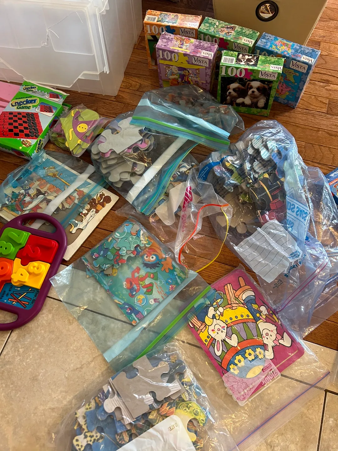 Kids Puzzle Bundle - Melissa and Doug, Vista, Playskool & More image indicator(2)