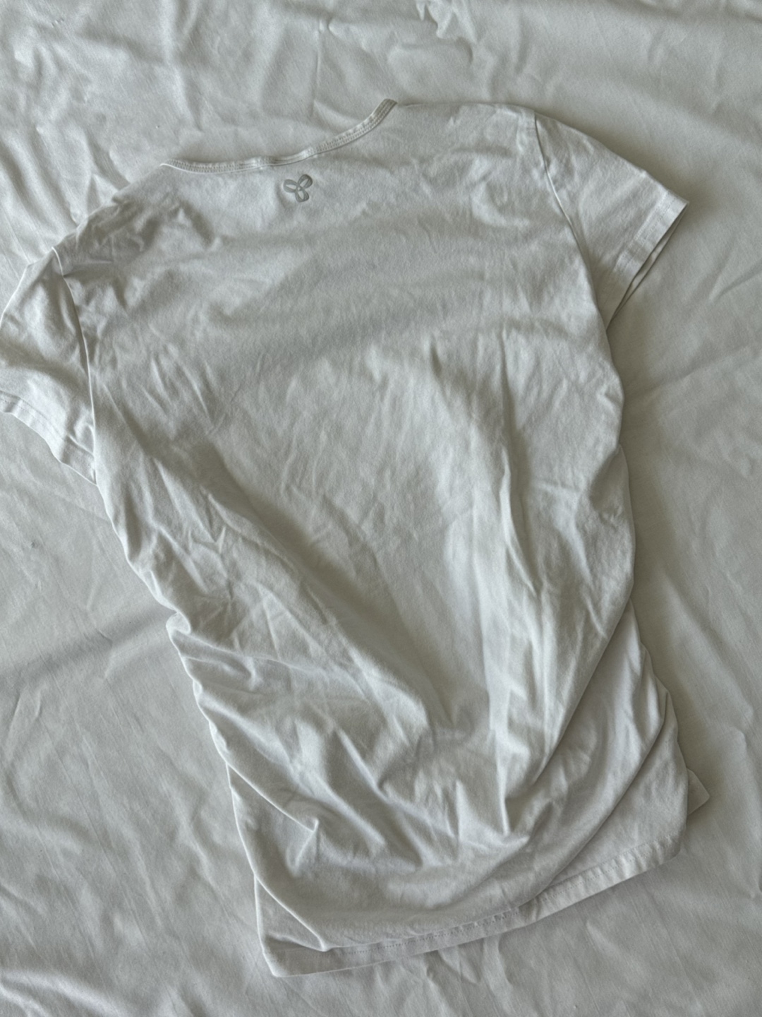 Aritzia Tna White Ruched T-Shirt - Size Small - photo 5
