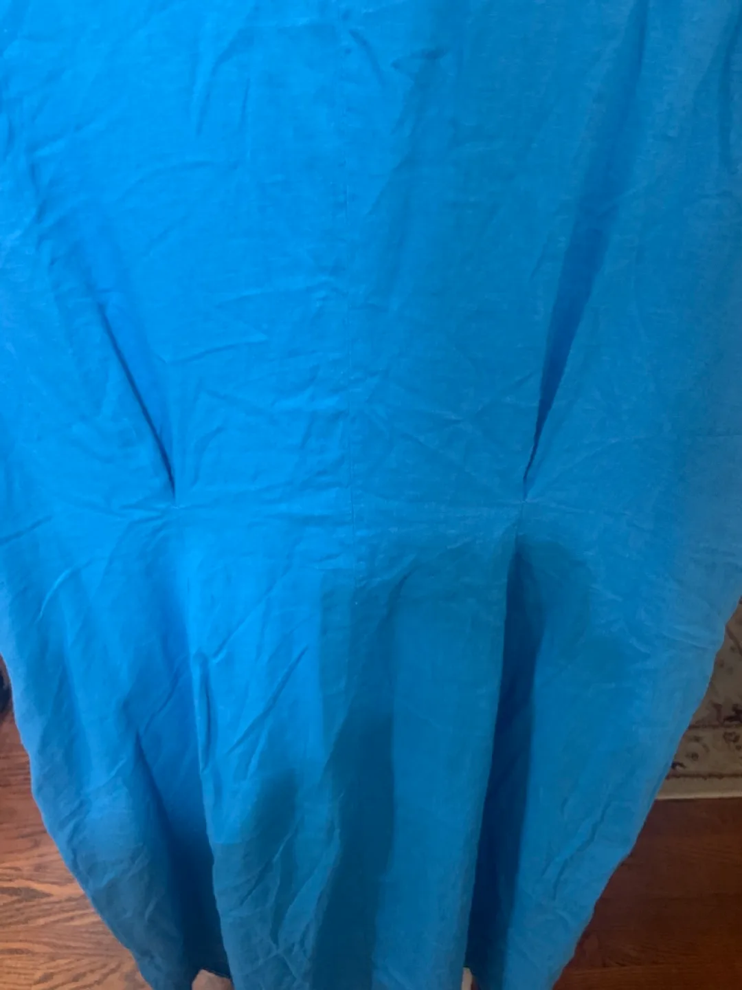 Blue Committed Linen Dress - Size XL- Blue image indicator(6)