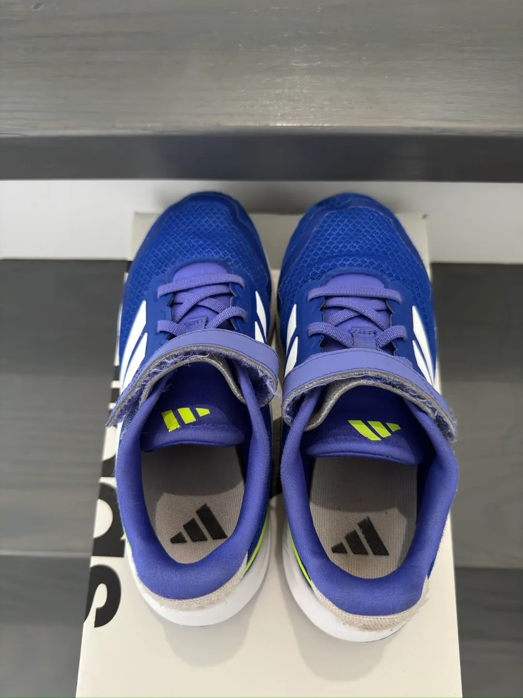 Adidas runfalcon 5 EL C shoes runners boys size 1.5Y image indicator(6)