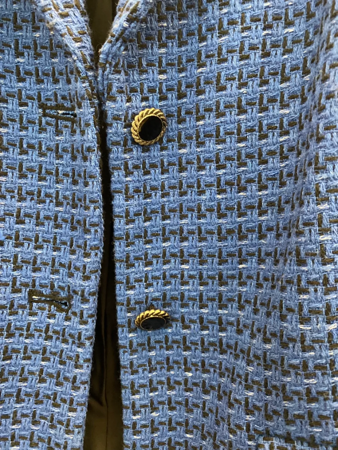 Suzy Blue Tweed Blazer - Size S/P image indicator(3)