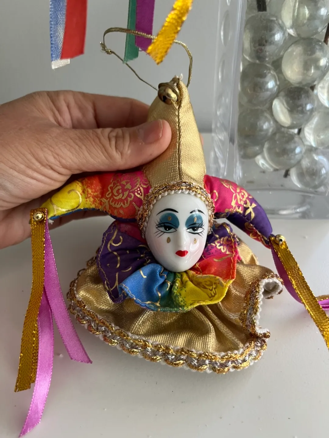 Ornaments with Porcelain Face Set of 3 image indicator(3)