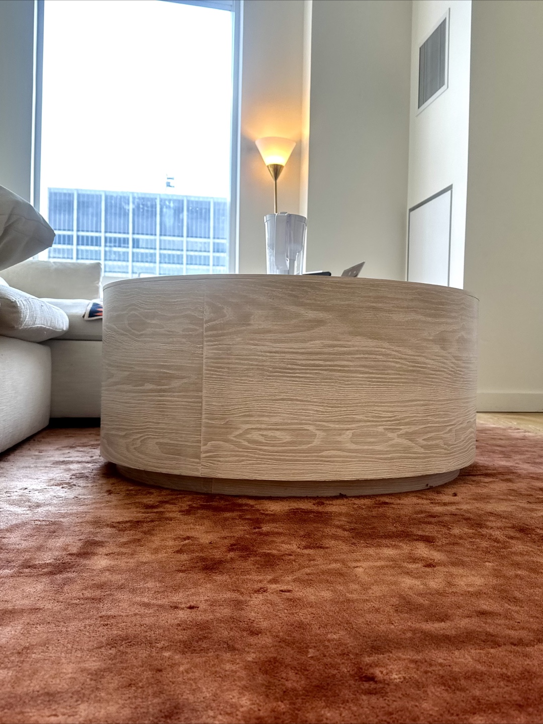 Volume Round Drum Coffee Table - West Elm - photo 2