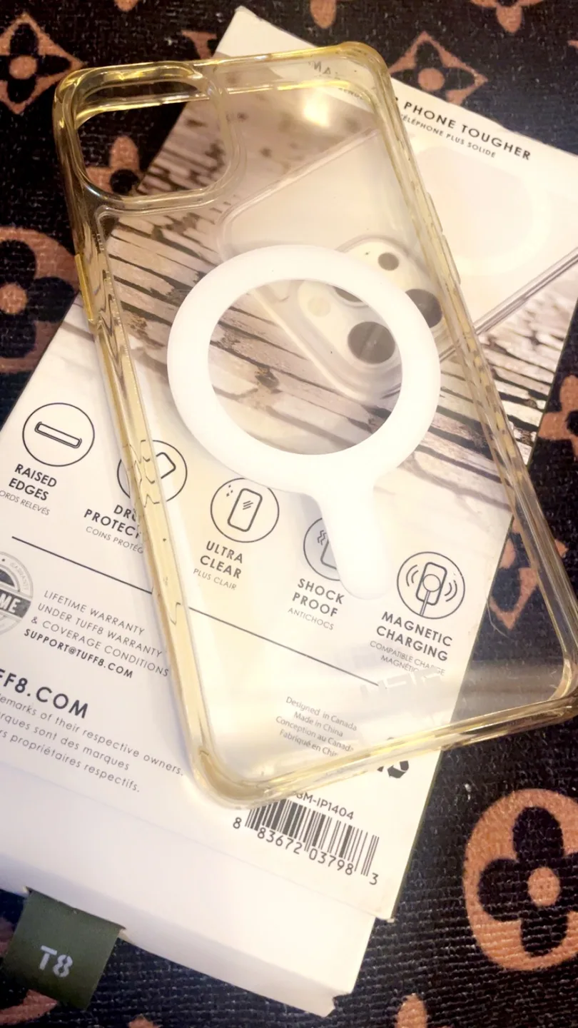 Tuff8 Mag iPhone 14 Pro Max Case - Clear image indicator(2)