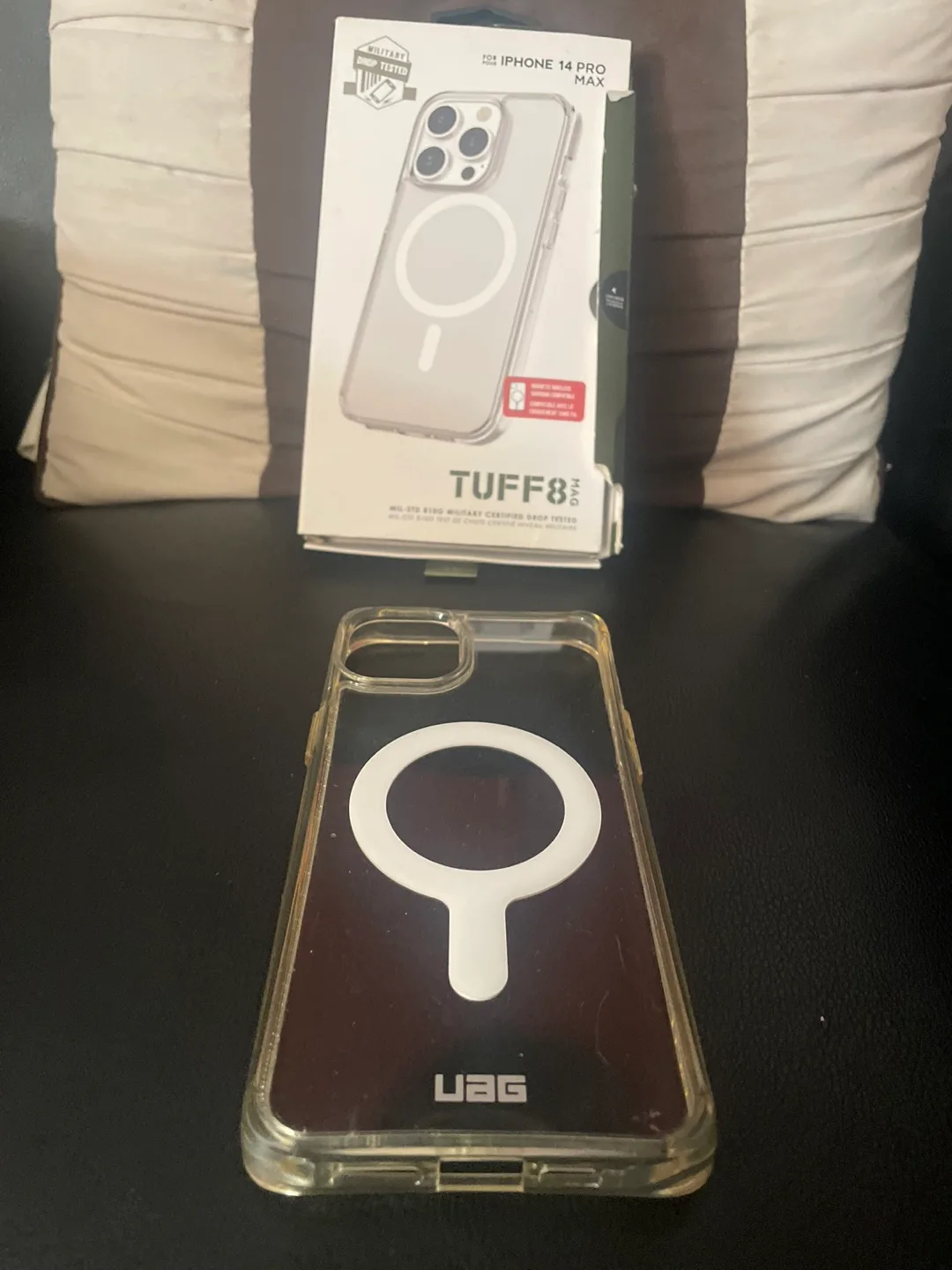 Tuff8 Mag iPhone 14 Pro Max Case - Clear image indicator(5)