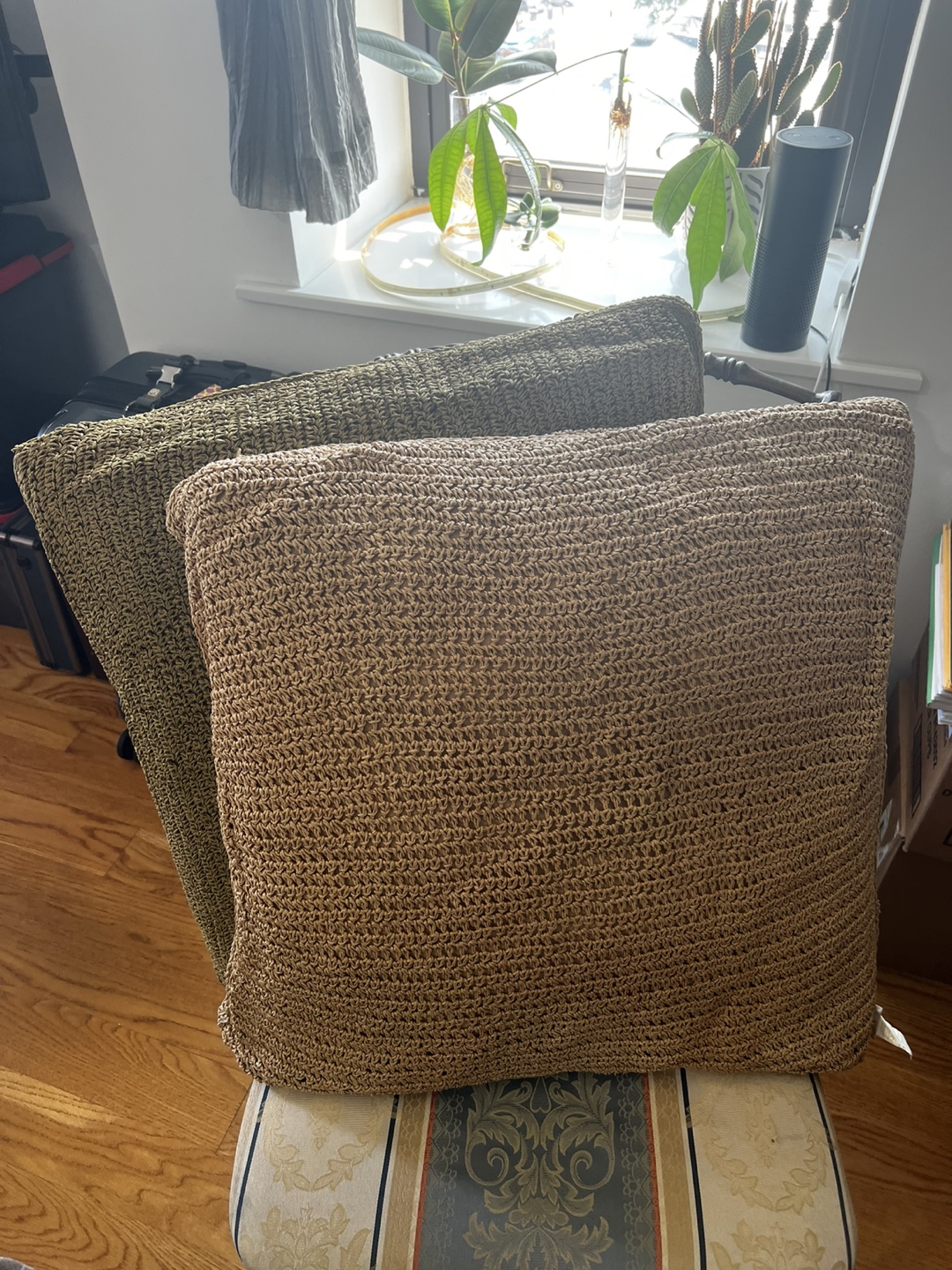 West Elm Woven Throw Pillows 🥕