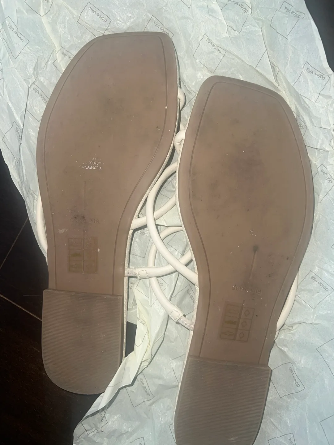 Dolce Vita Leanna Cream Stella Sandals - Size 9.5 image indicator(7)