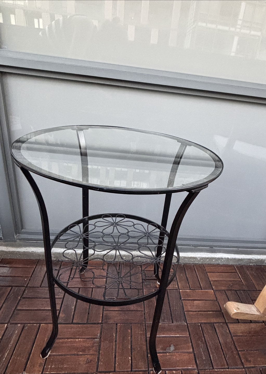 IKEA Klingsbo Glass Top Side Table - photo 2