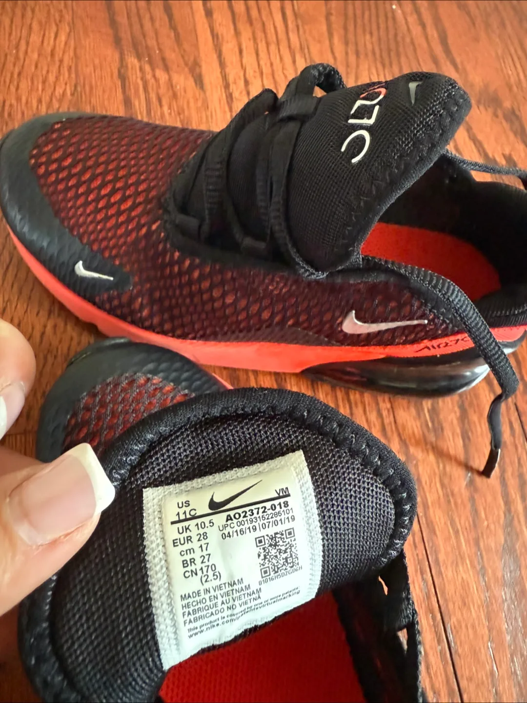 Nike Air Max 270 Toddler Size 11C image indicator(4)