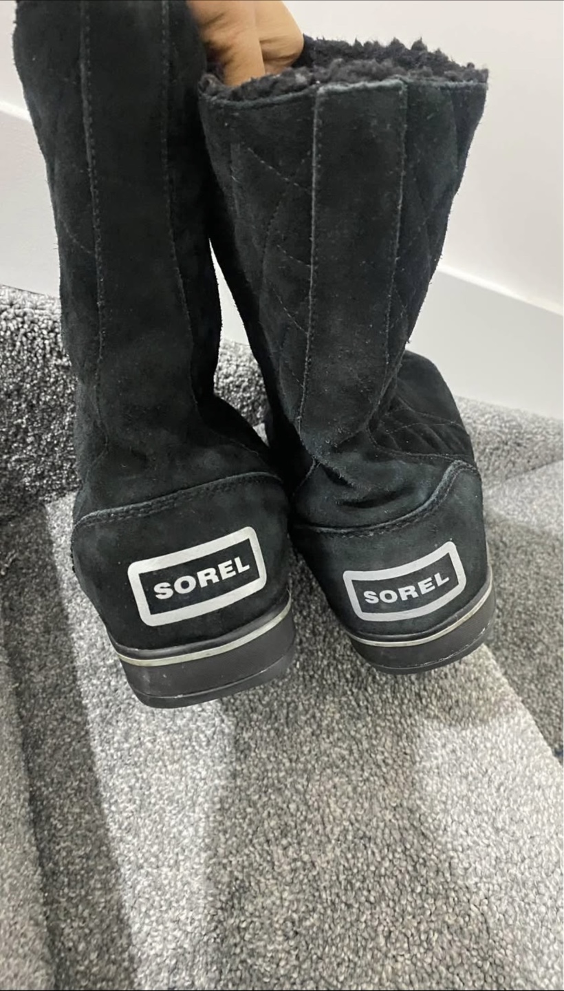 Sorel Black Winter Boots