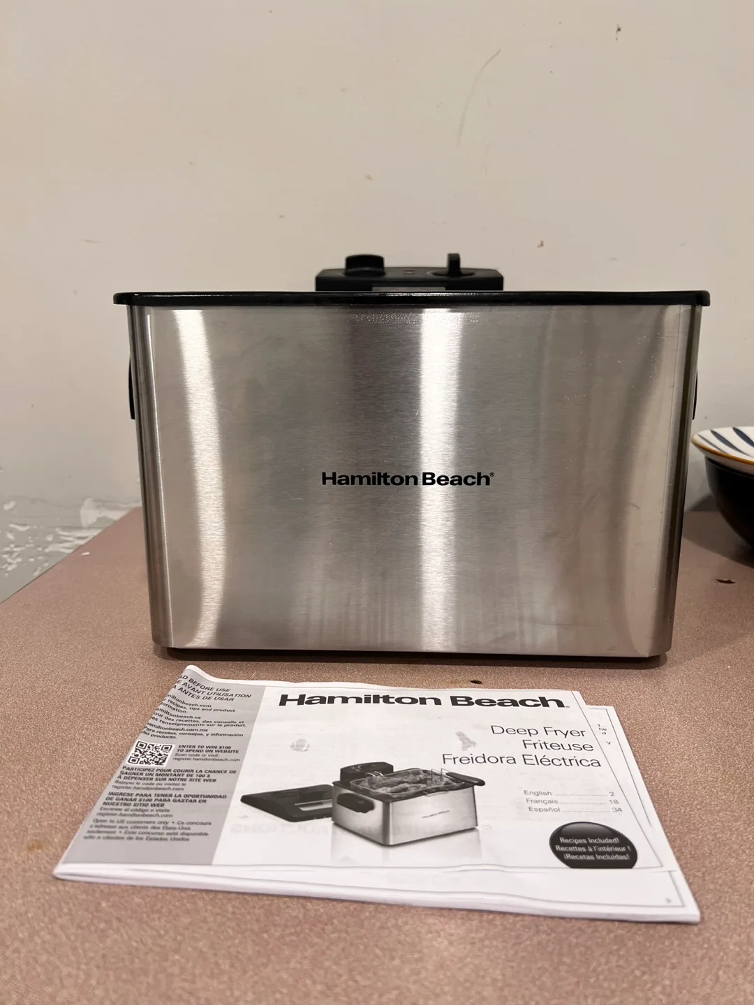 Hamilton Beach Professional-Style 5 Litre Deep Fryer OPEN BOX image indicator(5)