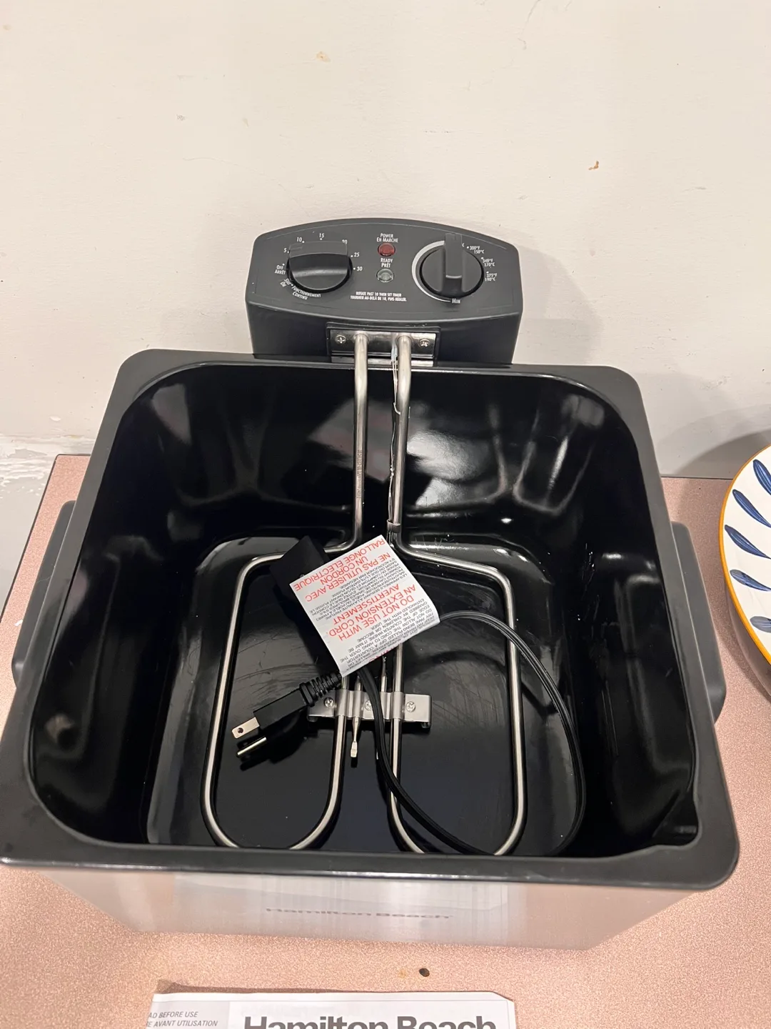 Hamilton Beach Professional-Style 5 Litre Deep Fryer OPEN BOX image indicator(6)