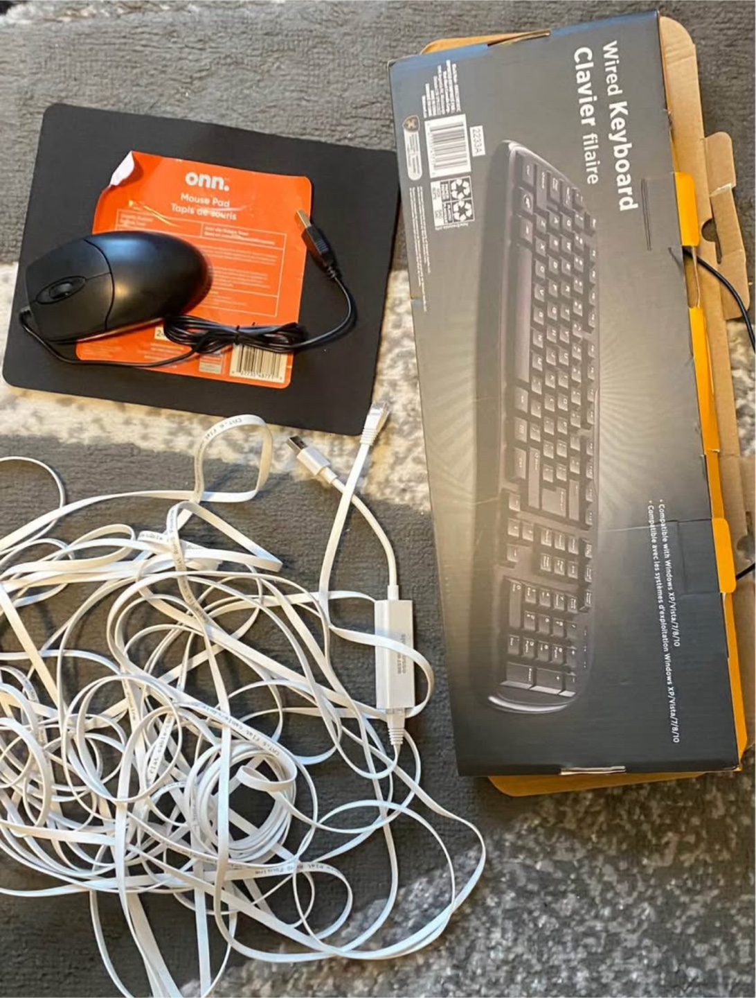 Best Buy Essentials Ethernet Adapter & onn. Mouse Pad - photo 2