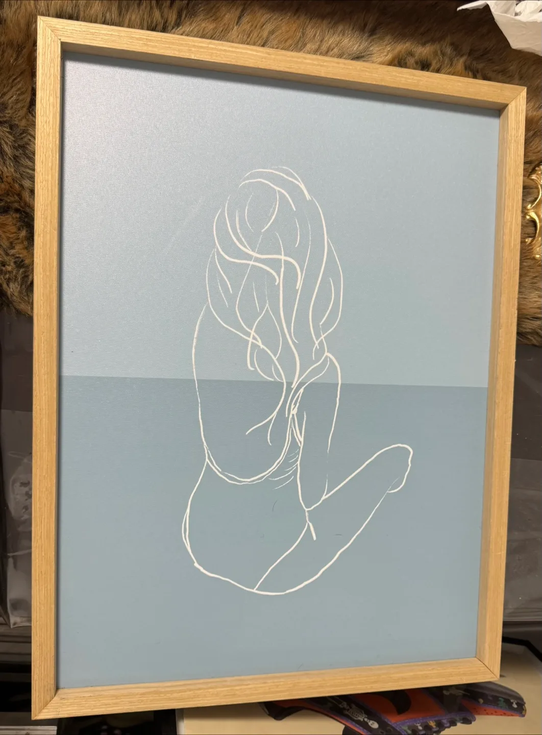 Framed Line Art Print thumbnail