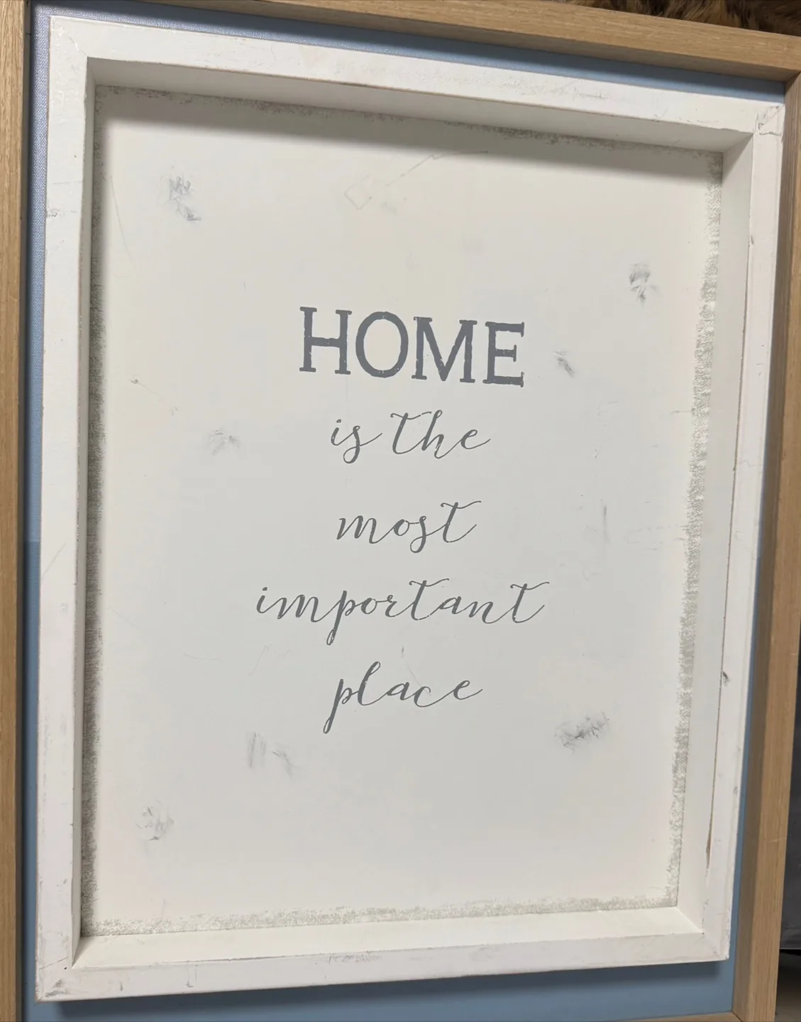 "Home is the most important place" framed print thumbnail