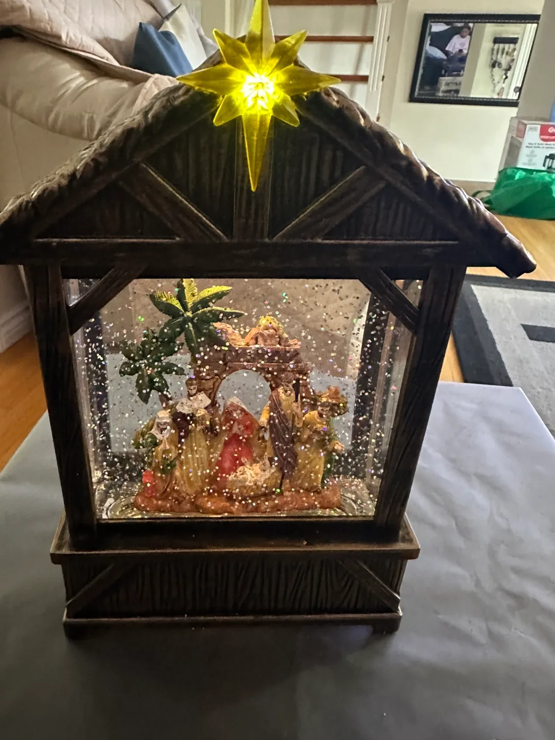 Nativity Scene Water Globe Lantern thumbnail