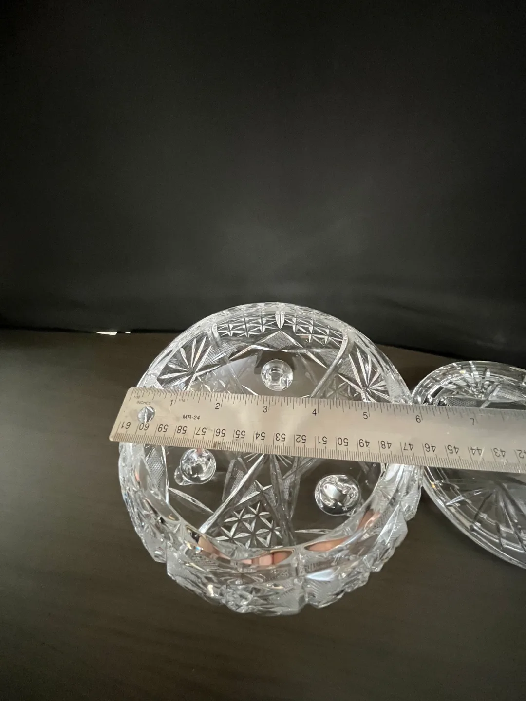 Crystal Candy Dish with Lid image indicator(7)